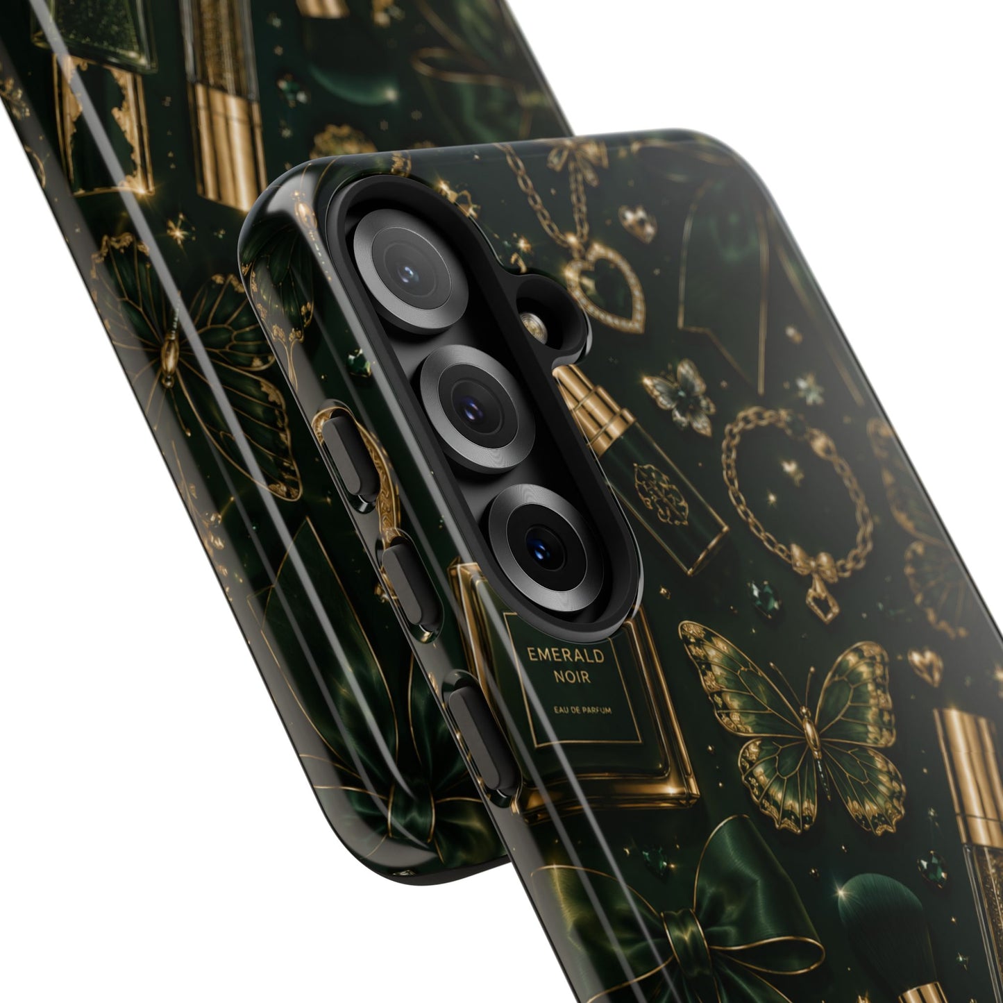 Sunflower Porch Co Vintage Gold Makeup Pattern Phone Case | Tough Case