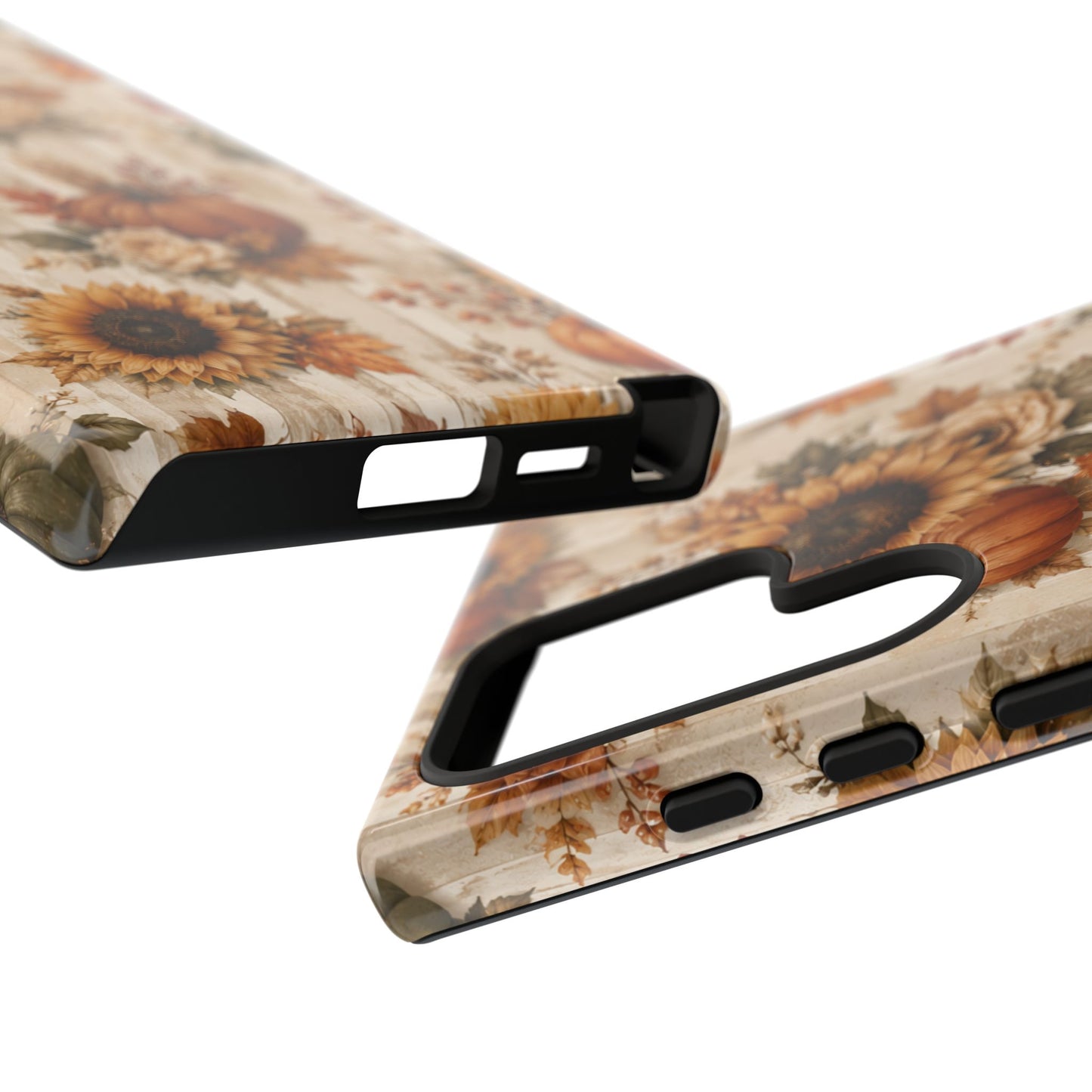 Sunflower Porch Co Autumn Sunflowers and Pumpkins Phone Case | Tough Case