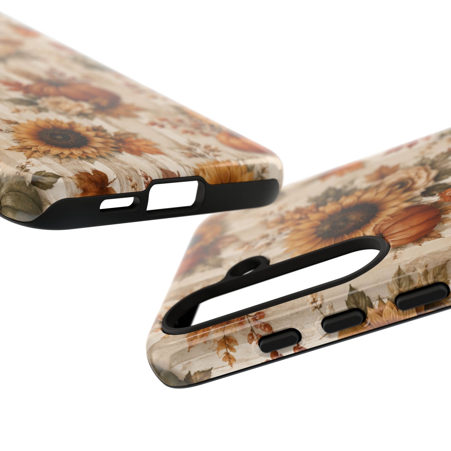 Sunflower Porch Co Autumn Sunflowers and Pumpkins Phone Case | Tough Case