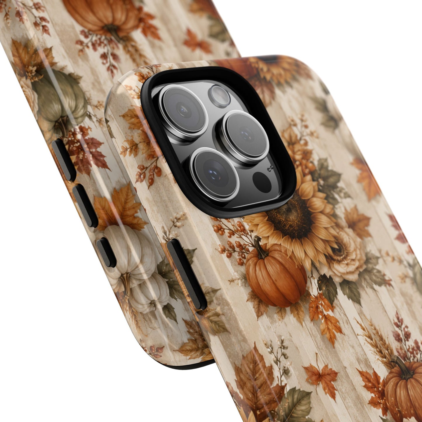Sunflower Porch Co Autumn Sunflowers and Pumpkins Phone Case | Tough Case