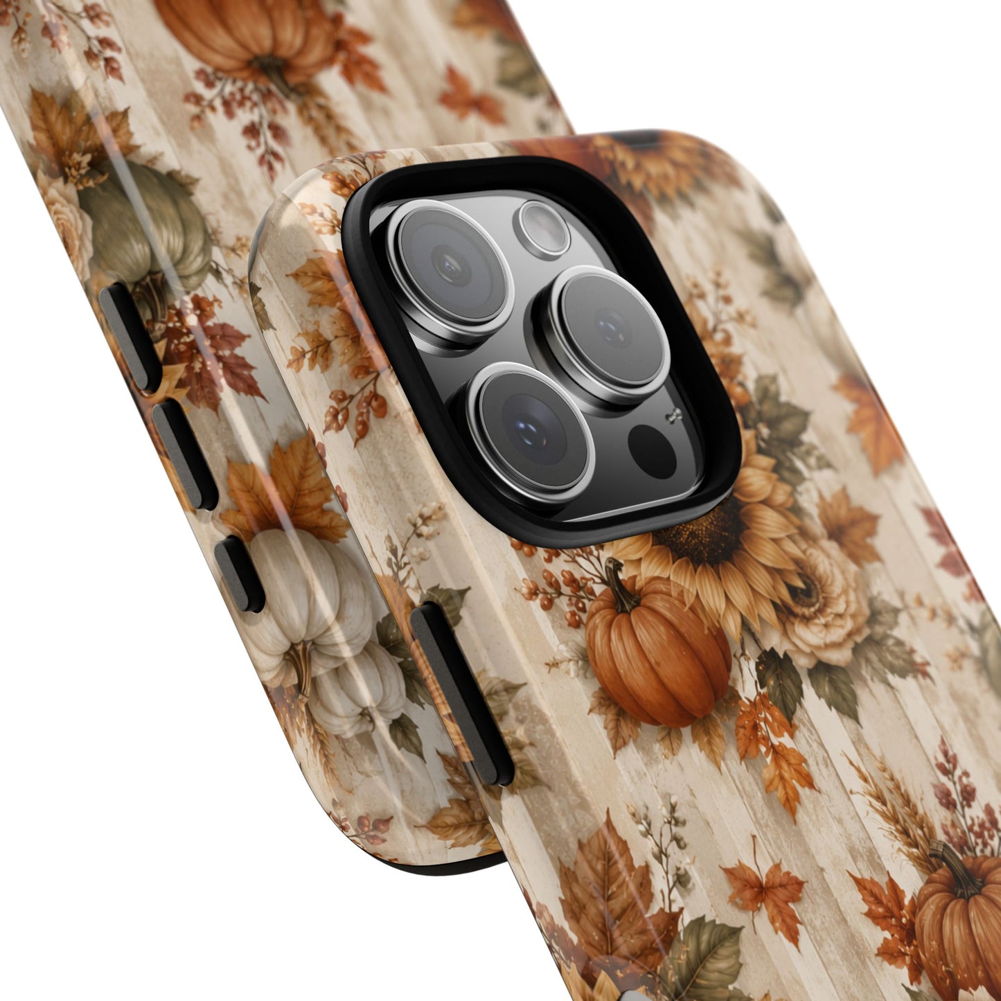 Sunflower Porch Co Autumn Sunflowers and Pumpkins Phone Case | Tough Case