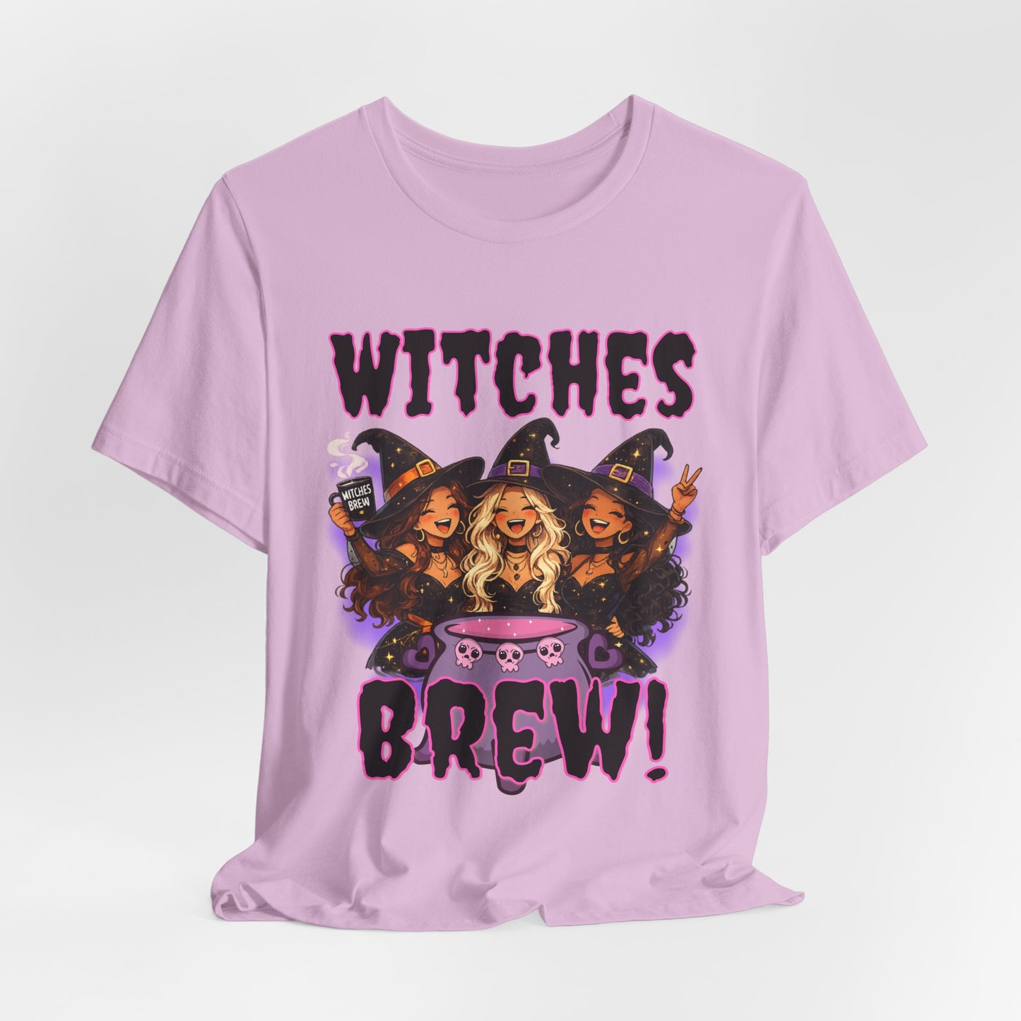 Witches Brew Tee | Three Witches Cauldron Halloween Shirt