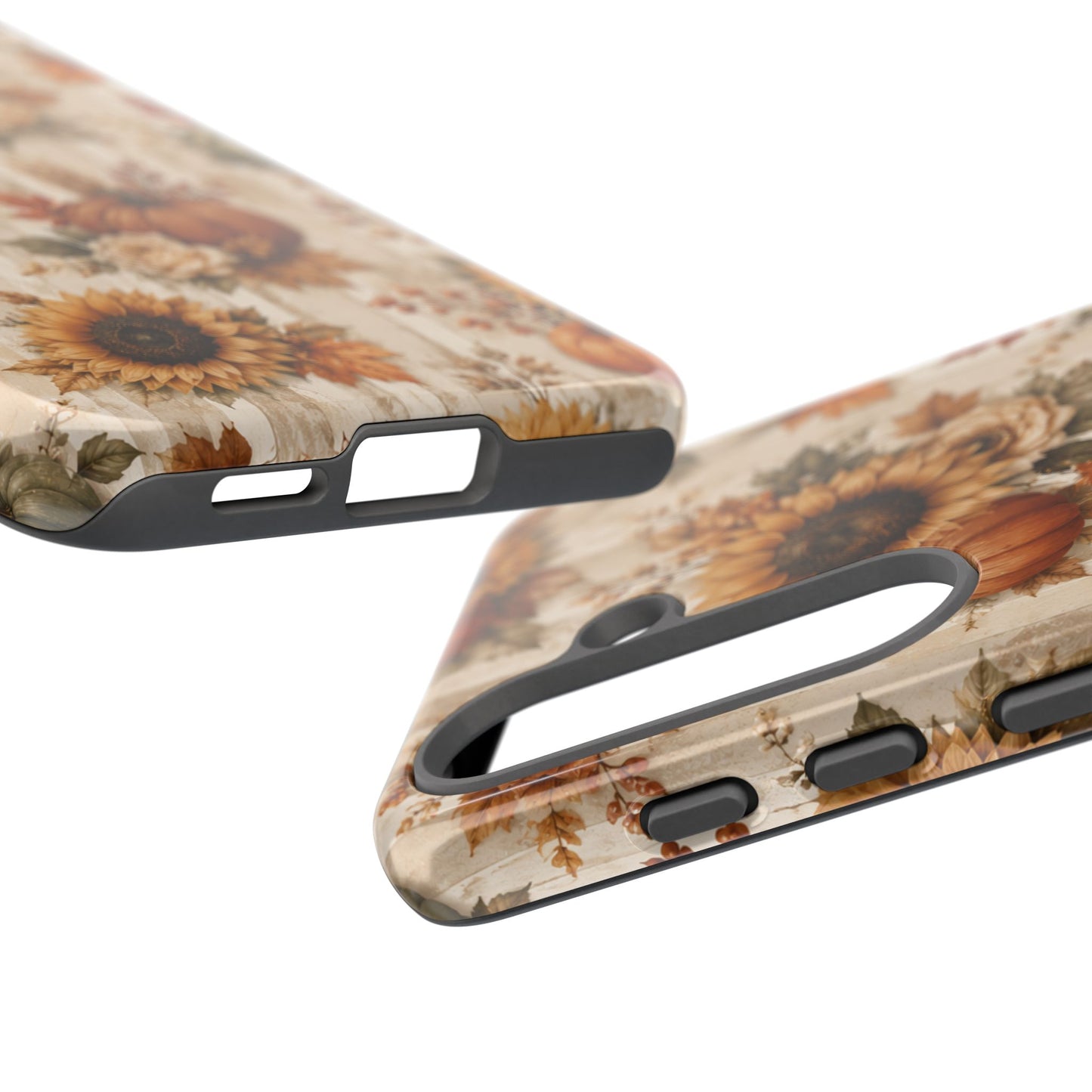 Sunflower Porch Co Autumn Sunflowers and Pumpkins Phone Case | Tough Case