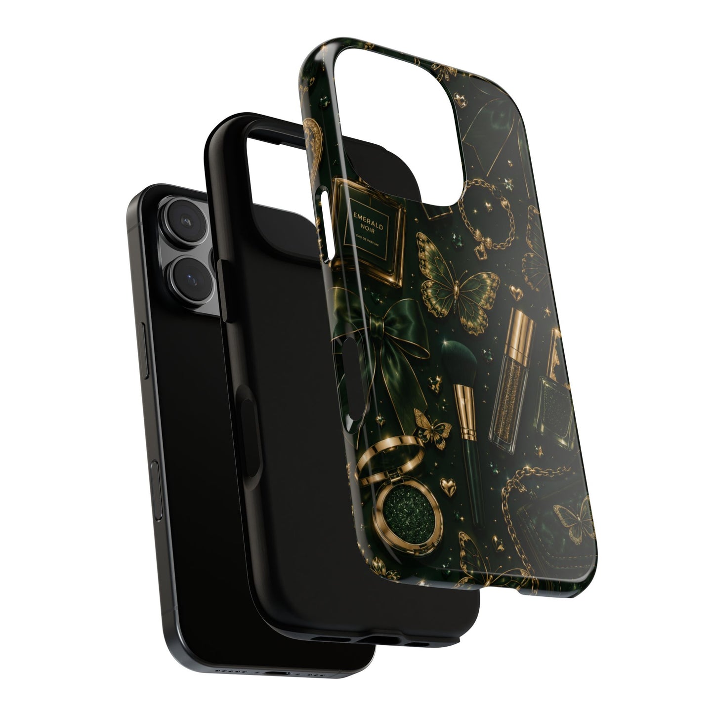 Sunflower Porch Co Vintage Gold Makeup Pattern Phone Case | Tough Case