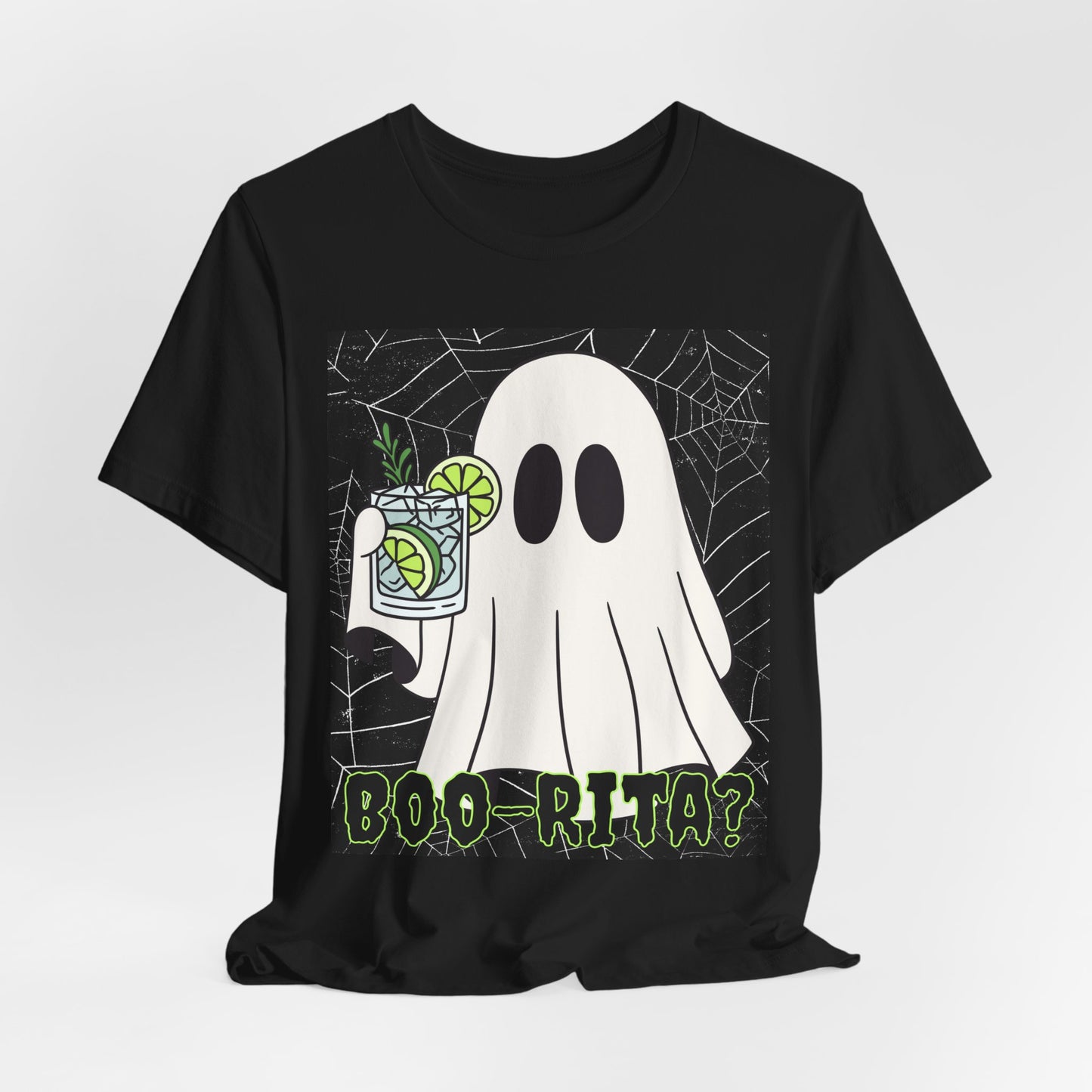 Boo-rita Ghost Tee | Halloween Margarita Graphic Shirt