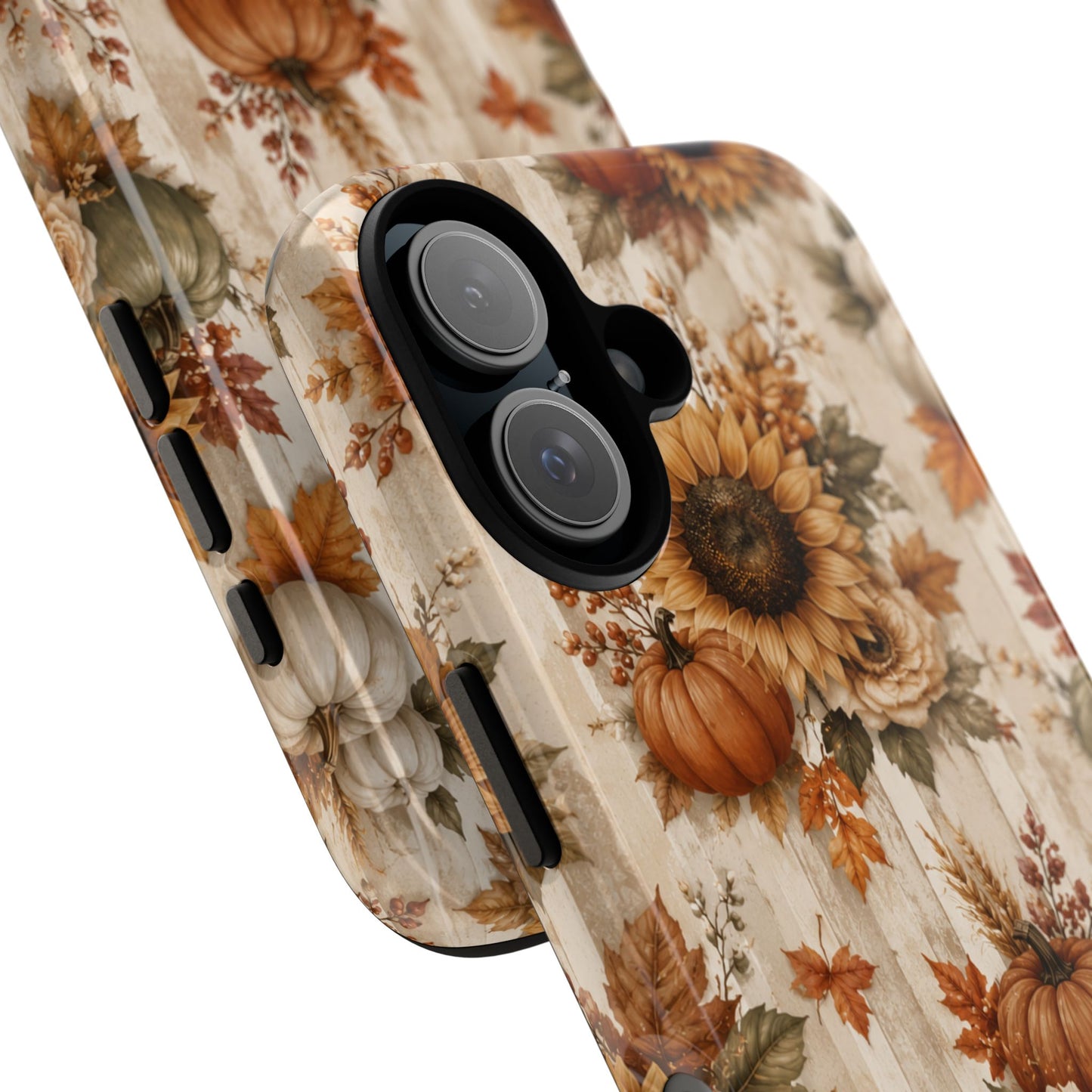 Sunflower Porch Co Autumn Sunflowers and Pumpkins Phone Case | Tough Case