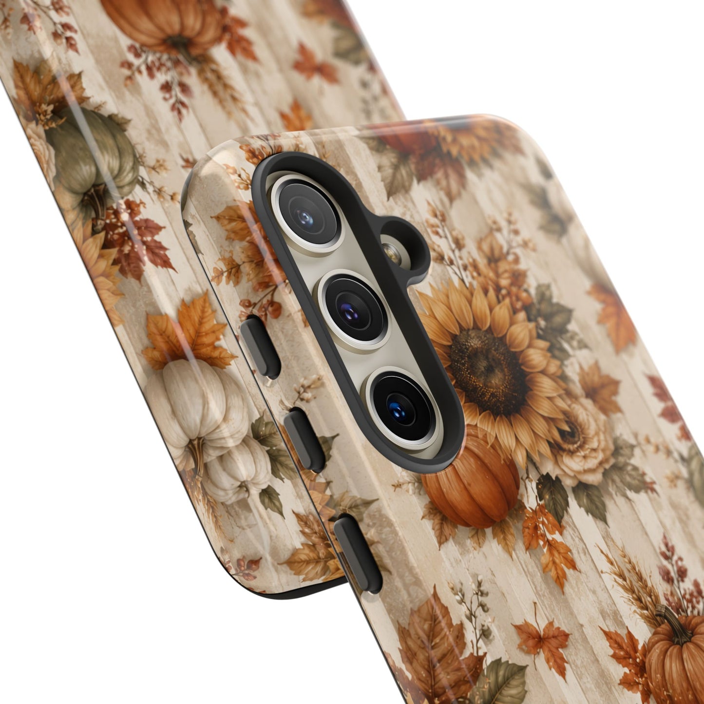 Sunflower Porch Co Autumn Sunflowers and Pumpkins Phone Case | Tough Case