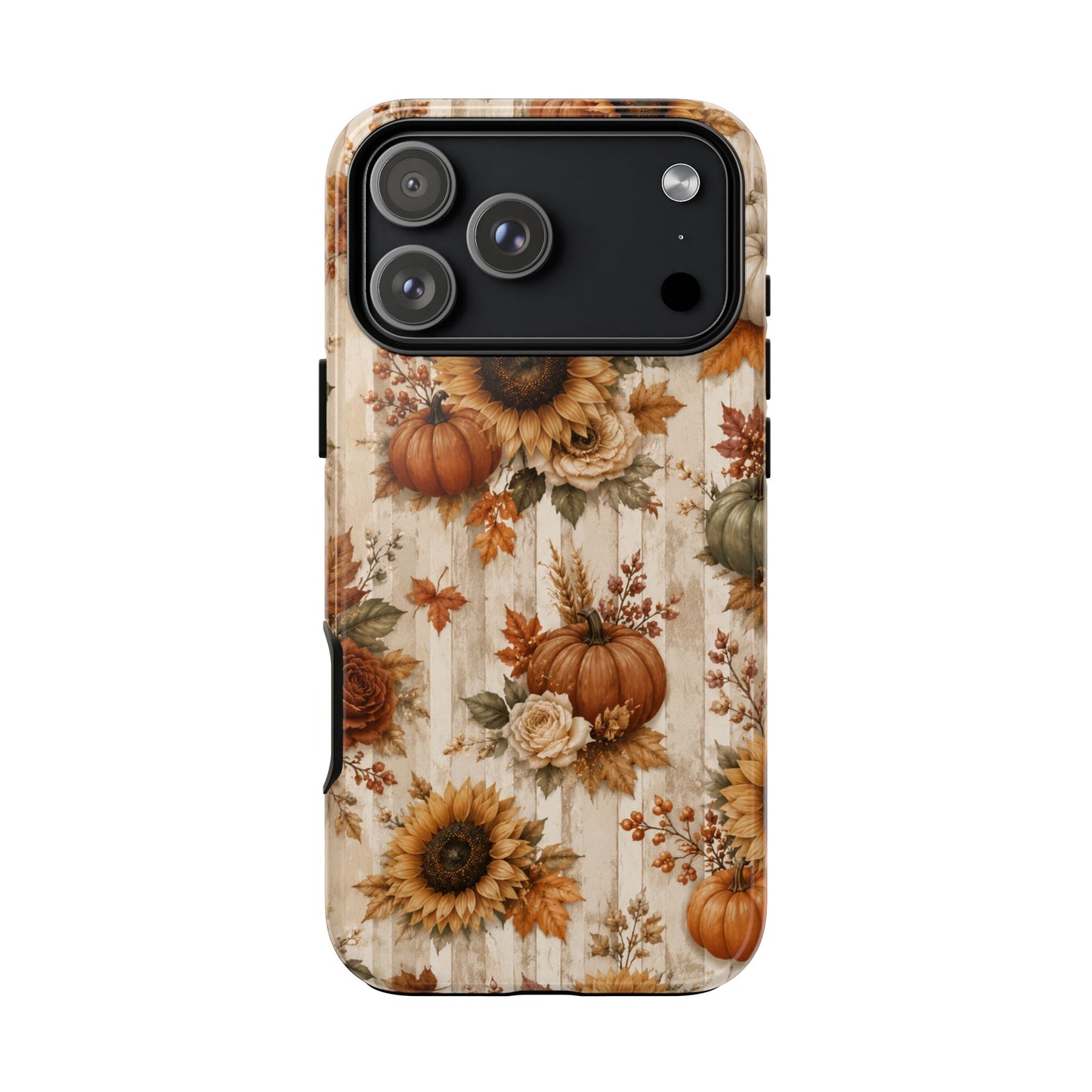 Sunflower Porch Co Autumn Sunflowers and Pumpkins Phone Case | Tough Case