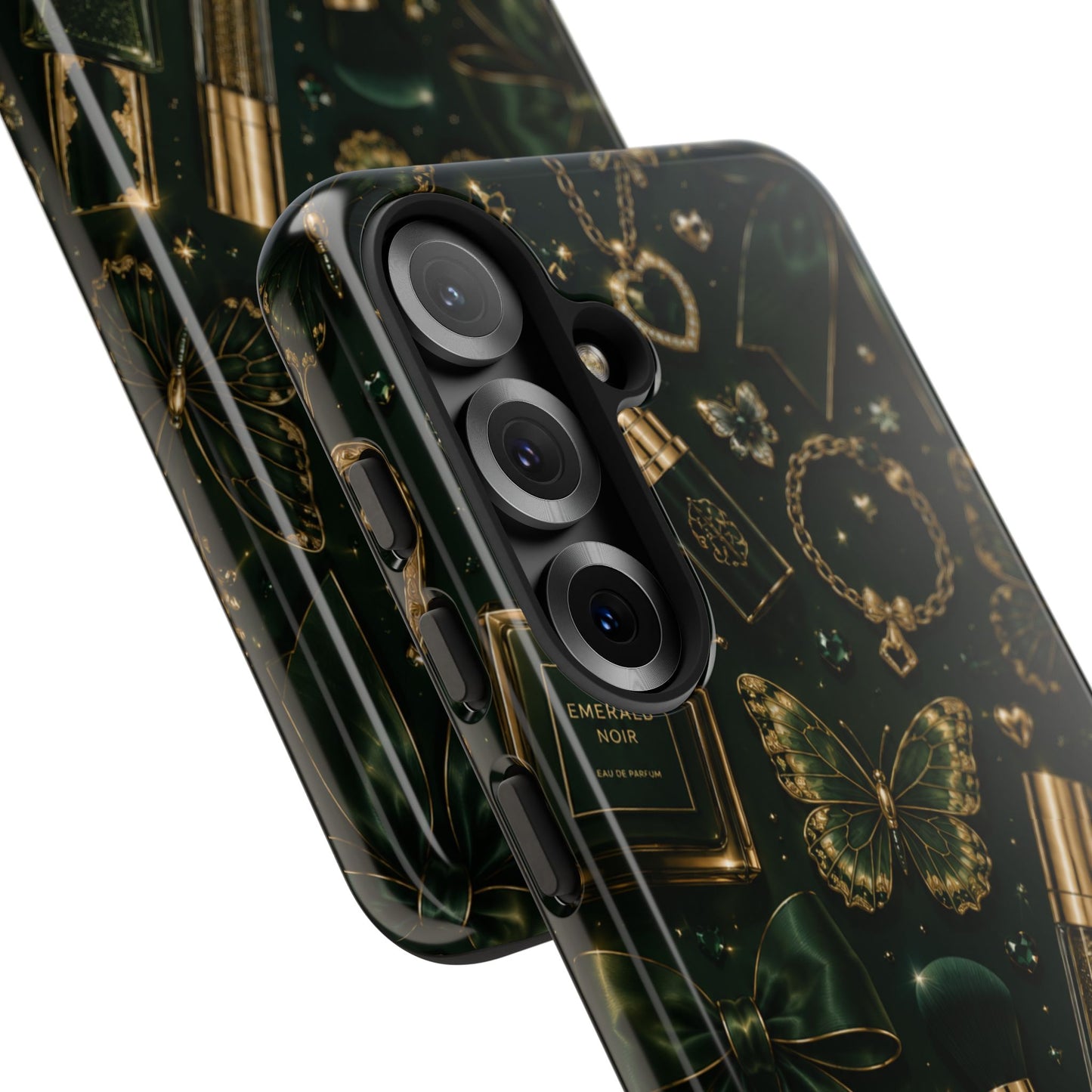 Sunflower Porch Co Vintage Gold Makeup Pattern Phone Case | Tough Case