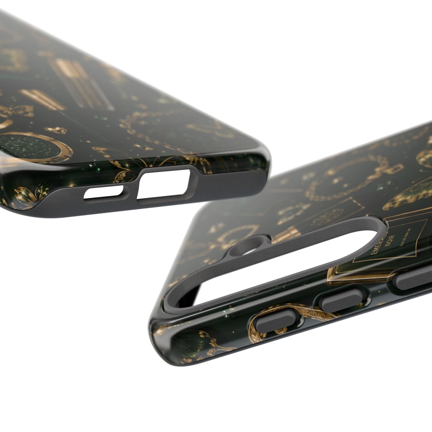 Sunflower Porch Co Vintage Gold Makeup Pattern Phone Case | Tough Case