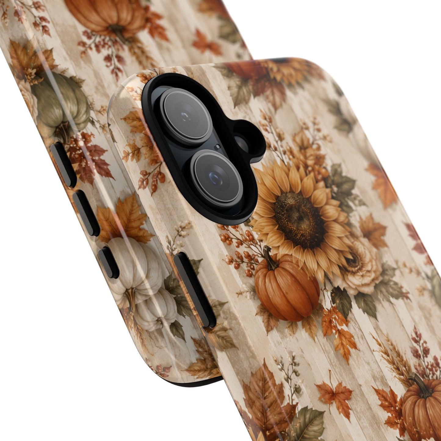 Sunflower Porch Co Autumn Sunflowers and Pumpkins Phone Case | Tough Case
