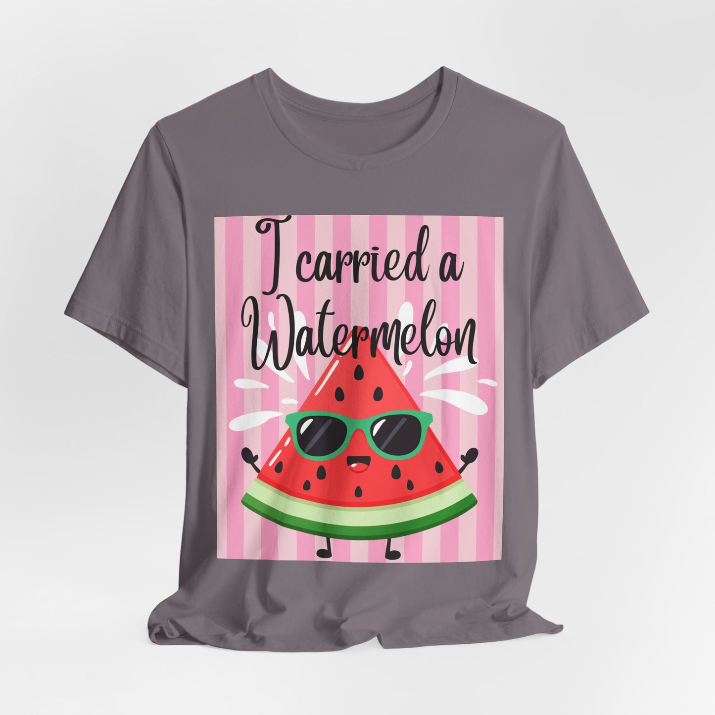 SunflowerPorchCo I Carried a Watermelon T-Shirt | Cute Sunglasses Slice Summer Shirt