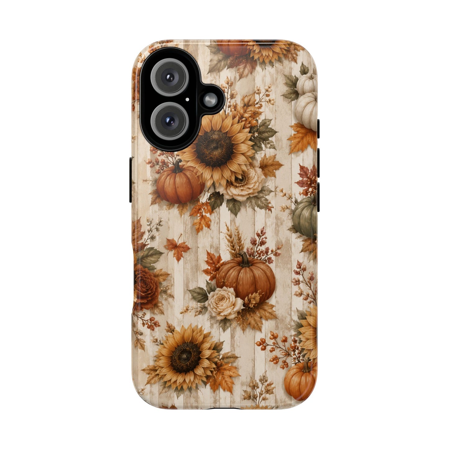 Sunflower Porch Co Autumn Sunflowers and Pumpkins Phone Case | Tough Case