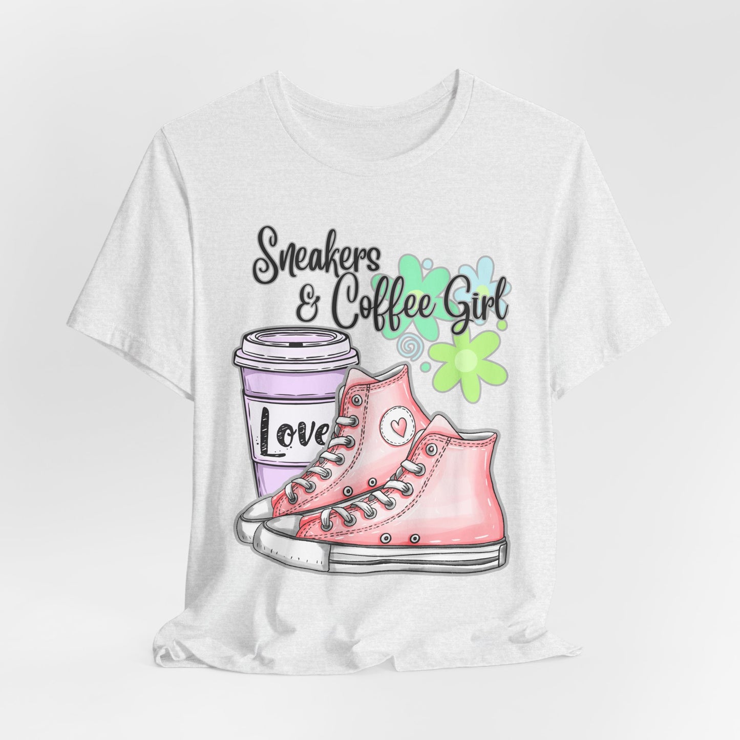 SunflowerPorchCo Sneakers & Coffee Girl