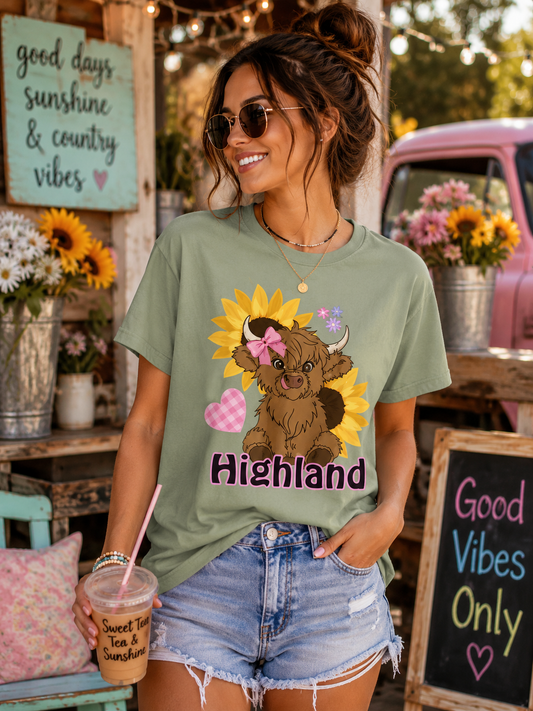 SunflowerPorchCo Highland Cow
