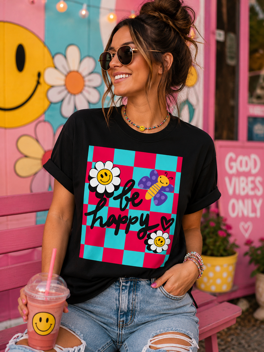 SunflowerPorchCo Be Happy