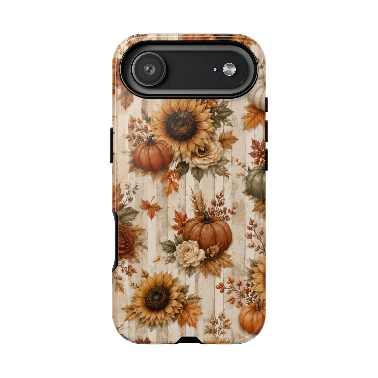 Sunflower Porch Co Autumn Sunflowers and Pumpkins Phone Case | Tough Case