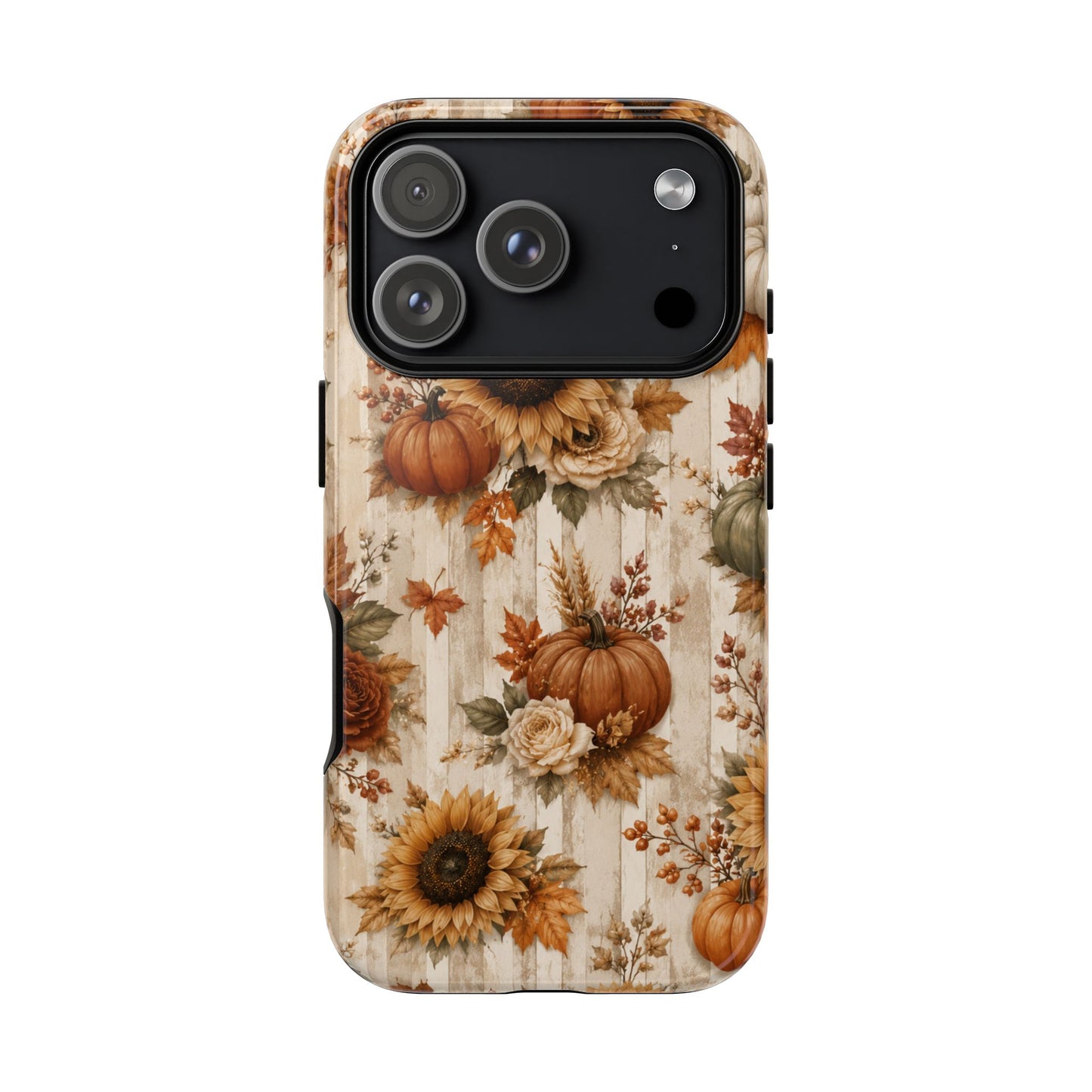 Sunflower Porch Co Autumn Sunflowers and Pumpkins Phone Case | Tough Case