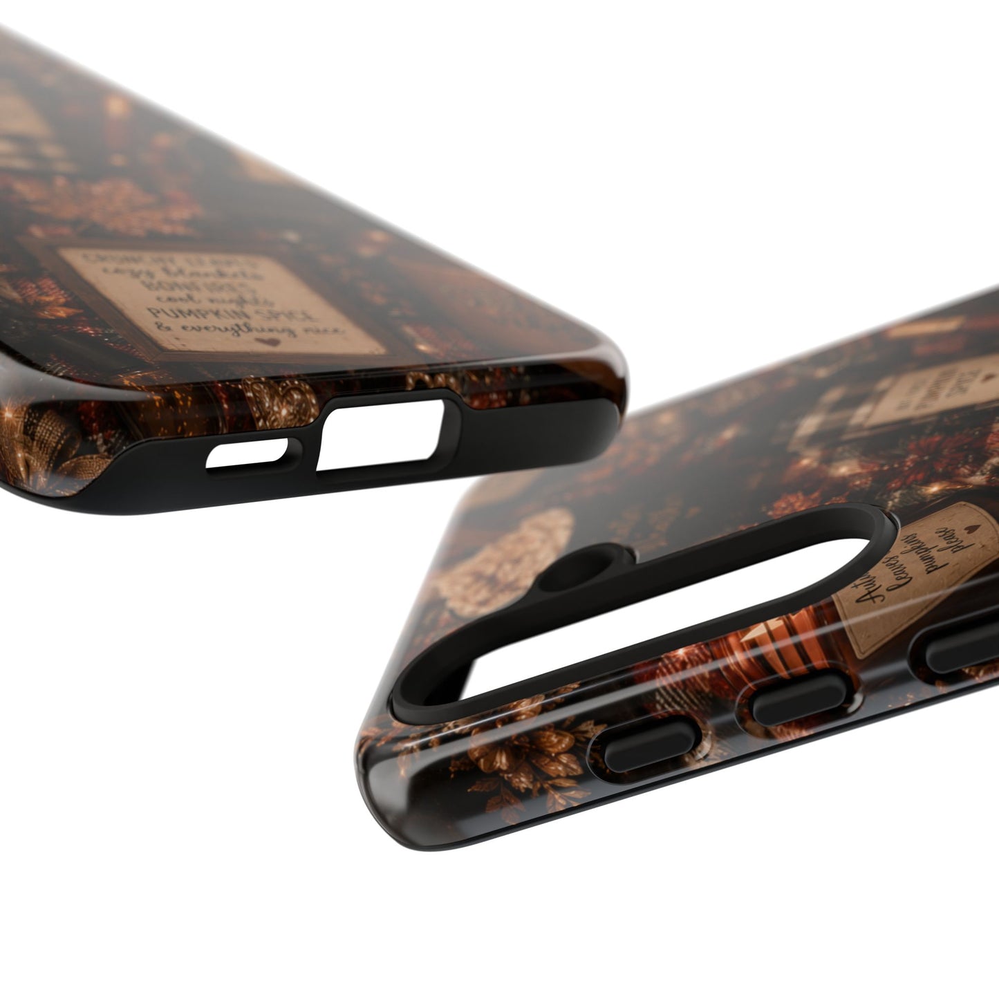 Sunflower Porch Co Cozy Pumpkin Spice Pattern Phone Case | Tough Cases