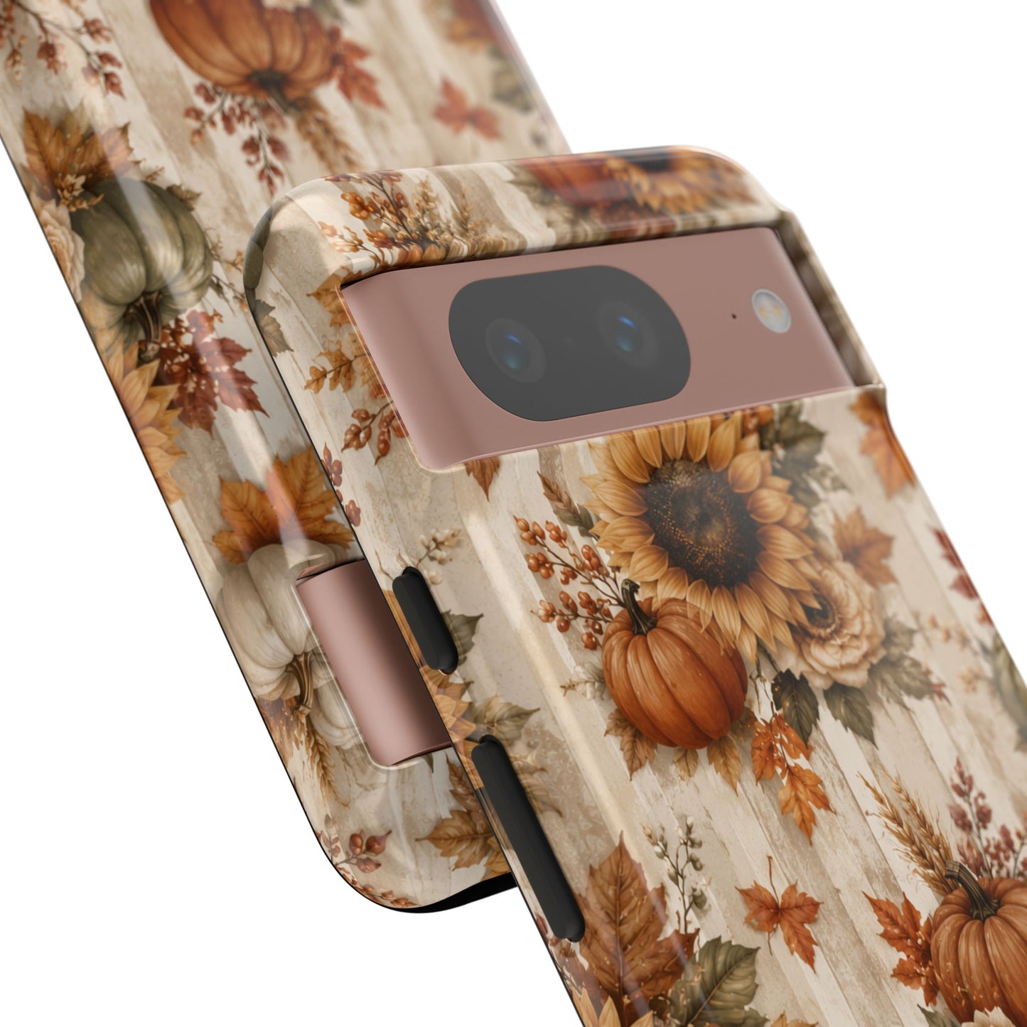 Sunflower Porch Co Autumn Sunflowers and Pumpkins Phone Case | Tough Case