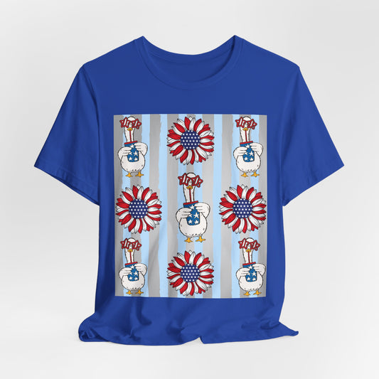 SunflowerPorchCo Patriotic Pinwheel and Firecracker Tee