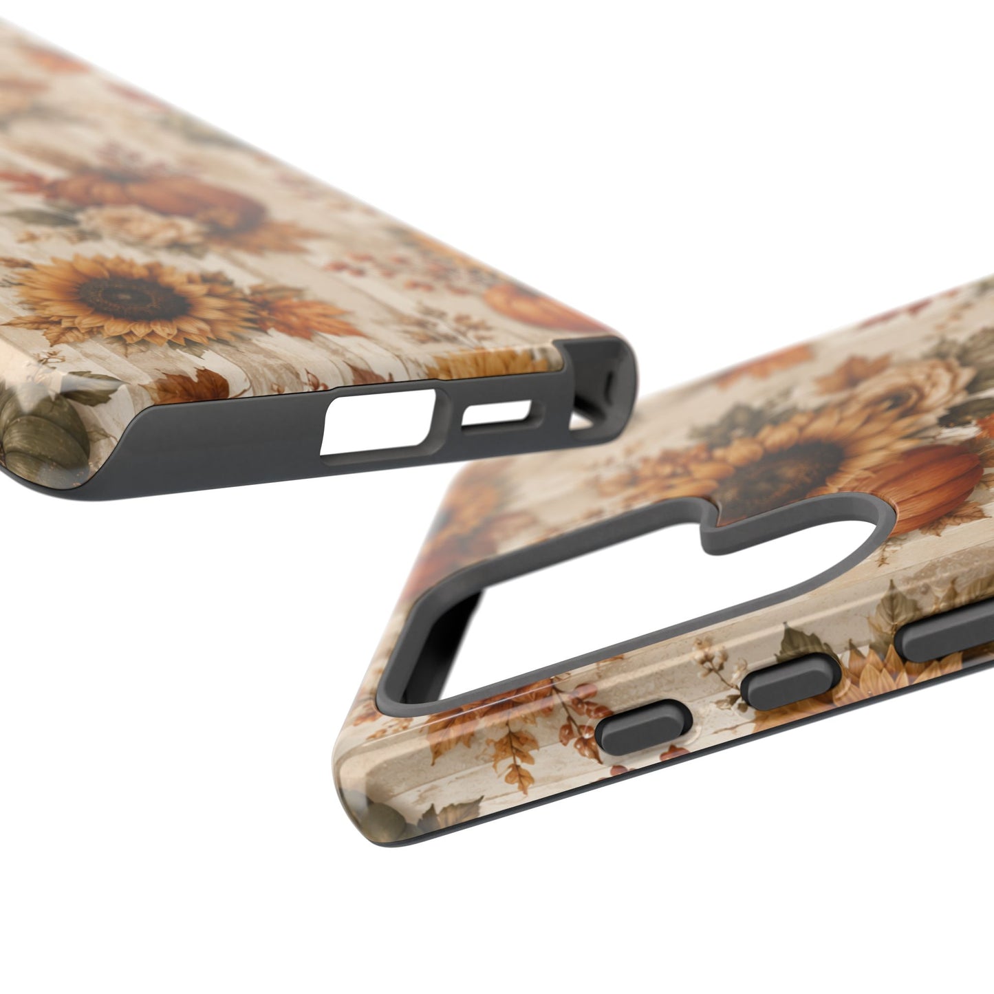 Sunflower Porch Co Autumn Sunflowers and Pumpkins Phone Case | Tough Case