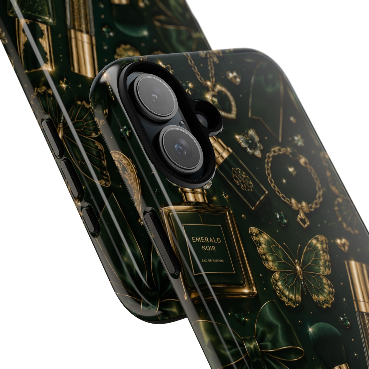 Sunflower Porch Co Vintage Gold Makeup Pattern Phone Case | Tough Case