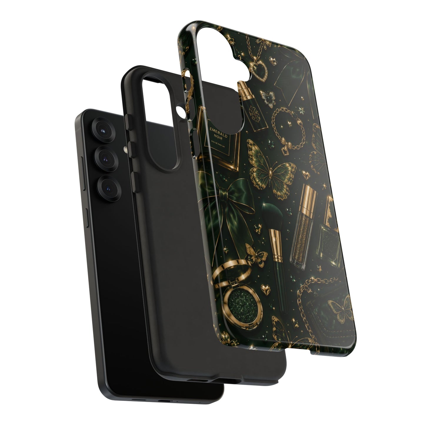 Sunflower Porch Co Vintage Gold Makeup Pattern Phone Case | Tough Case