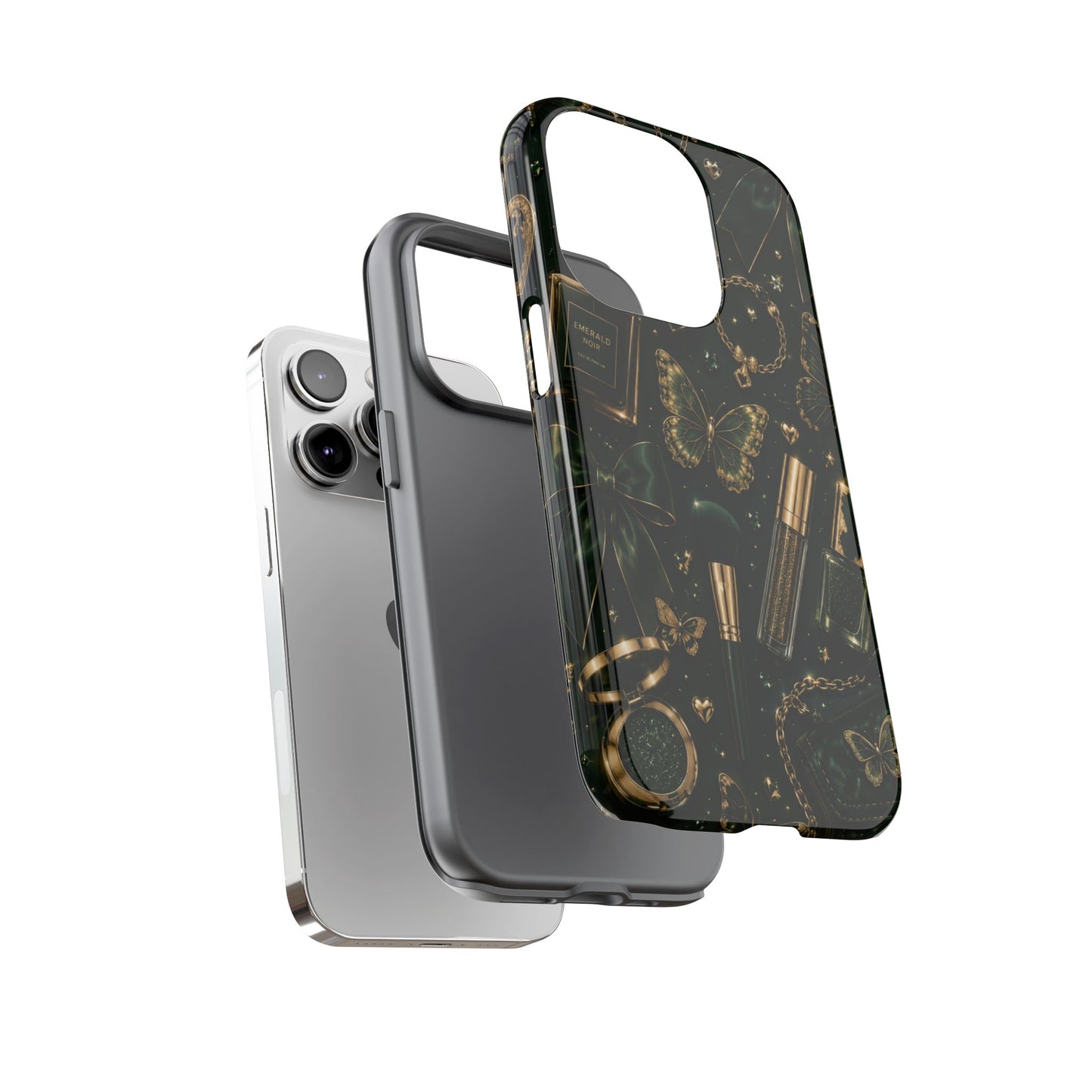 Sunflower Porch Co Vintage Gold Makeup Pattern Phone Case | Tough Case