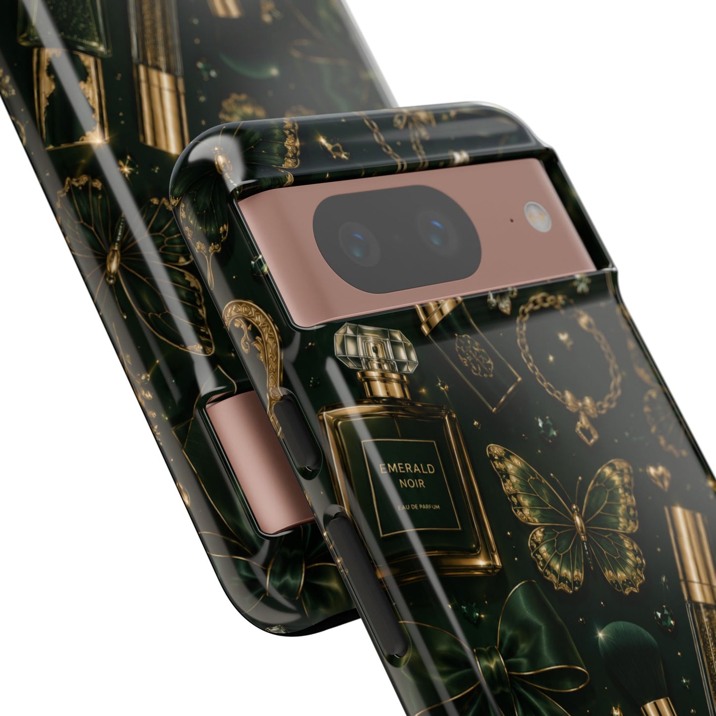Sunflower Porch Co Vintage Gold Makeup Pattern Phone Case | Tough Case