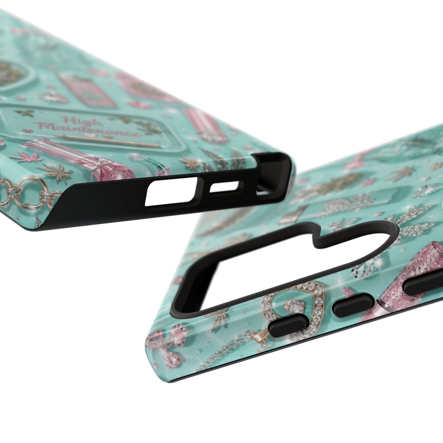 Sunflower Porch Co Mint Cannabis Pattern Phone Case | Tough Case