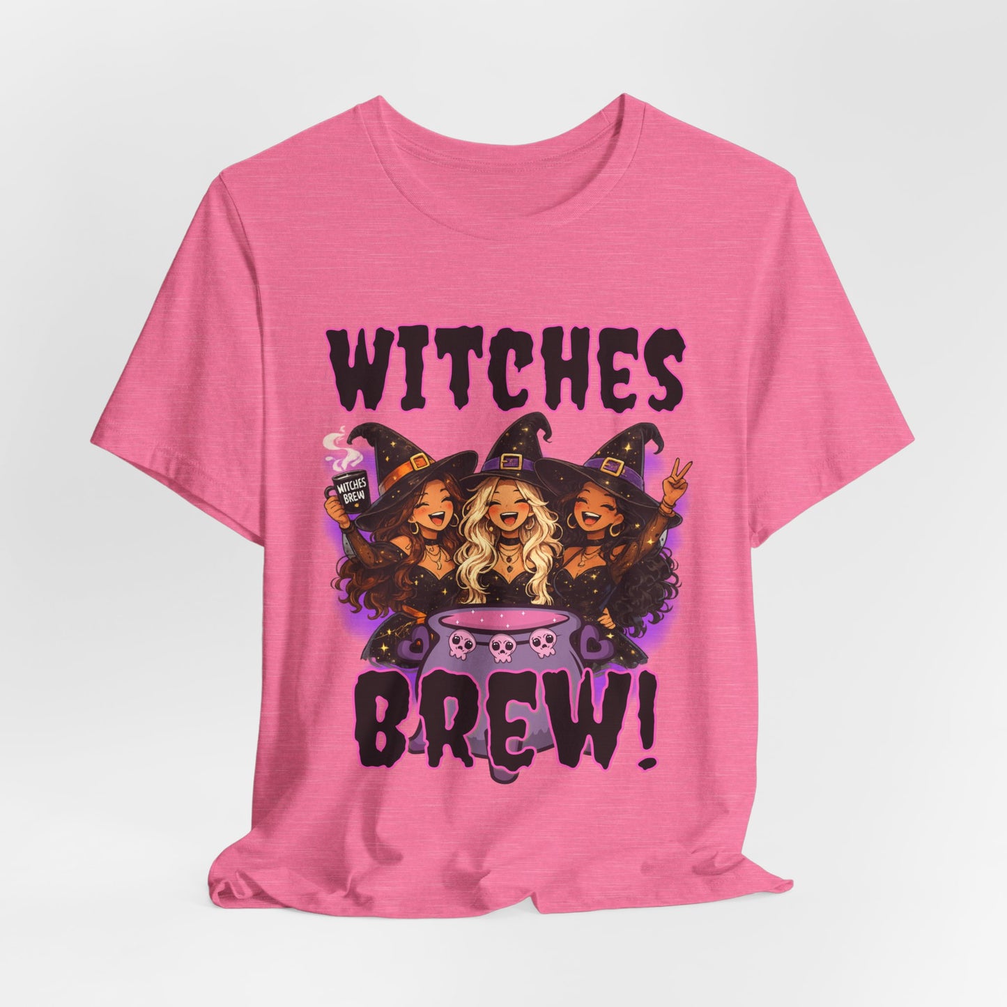 Witches Brew Tee | Three Witches Cauldron Halloween Shirt