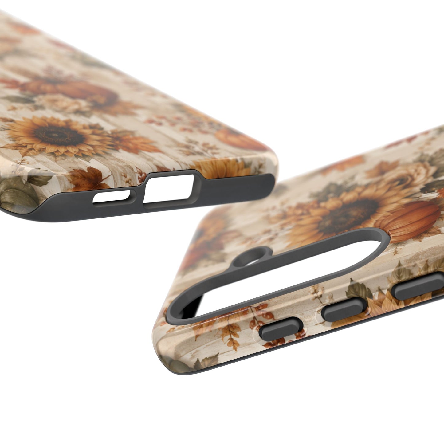 Sunflower Porch Co Autumn Sunflowers and Pumpkins Phone Case | Tough Case