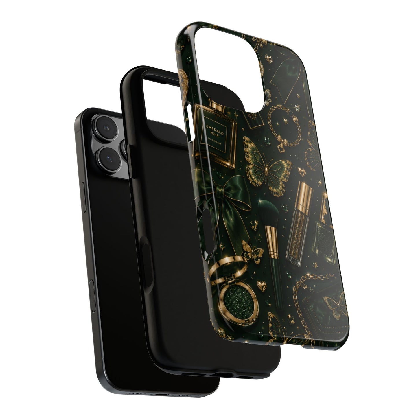 Sunflower Porch Co Vintage Gold Makeup Pattern Phone Case | Tough Case