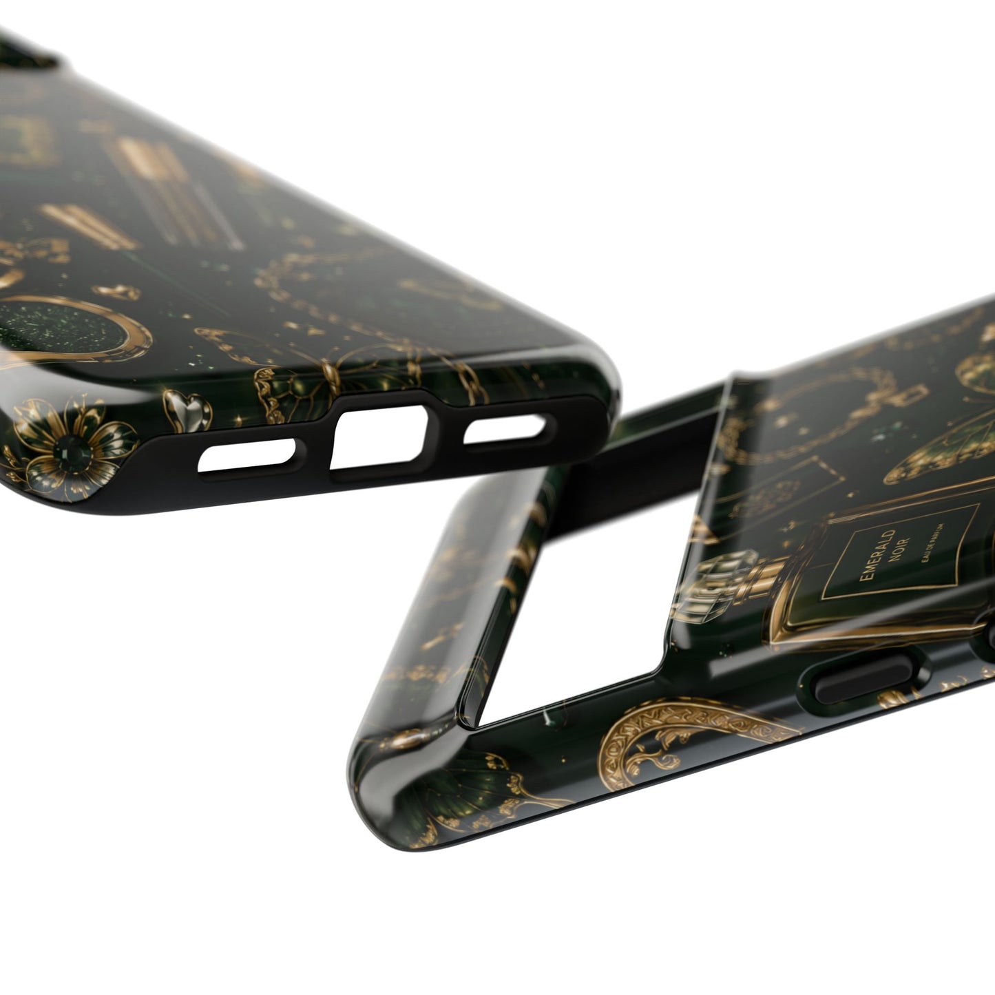 Sunflower Porch Co Vintage Gold Makeup Pattern Phone Case | Tough Case
