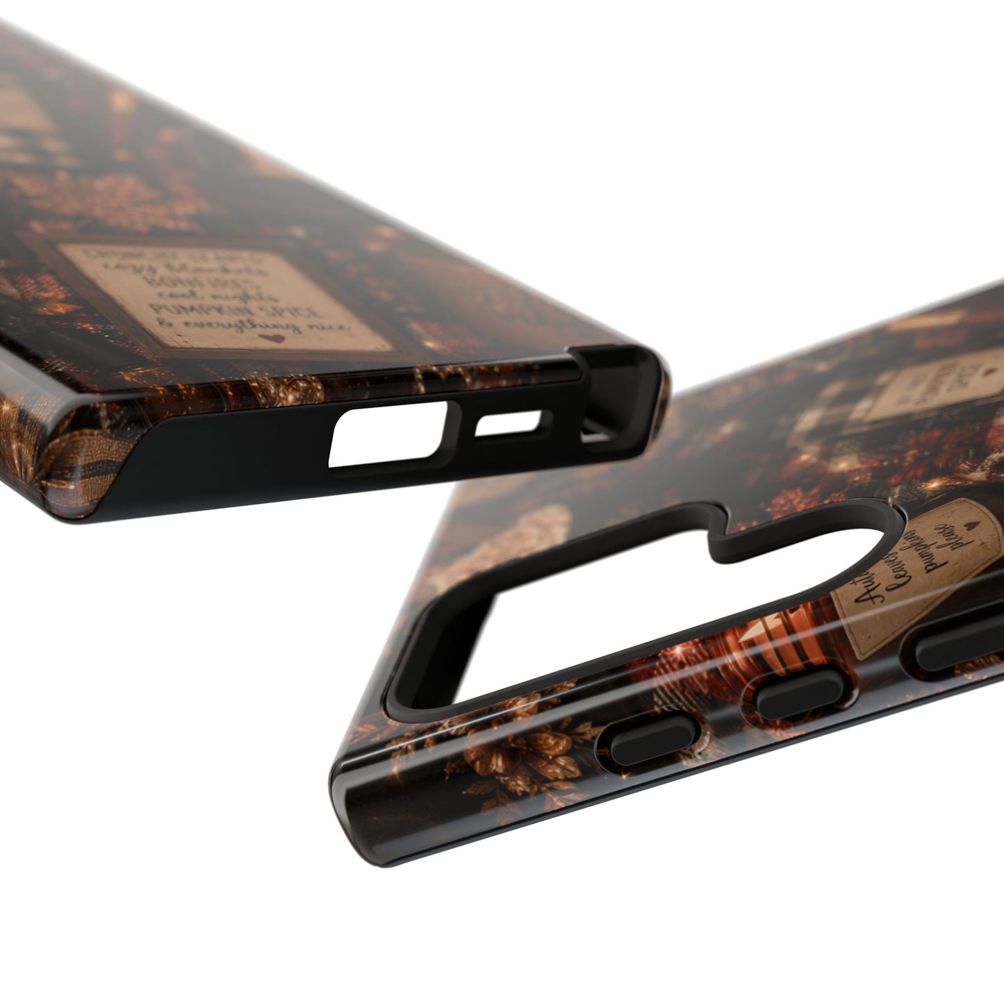 Sunflower Porch Co Cozy Pumpkin Spice Pattern Phone Case | Tough Cases
