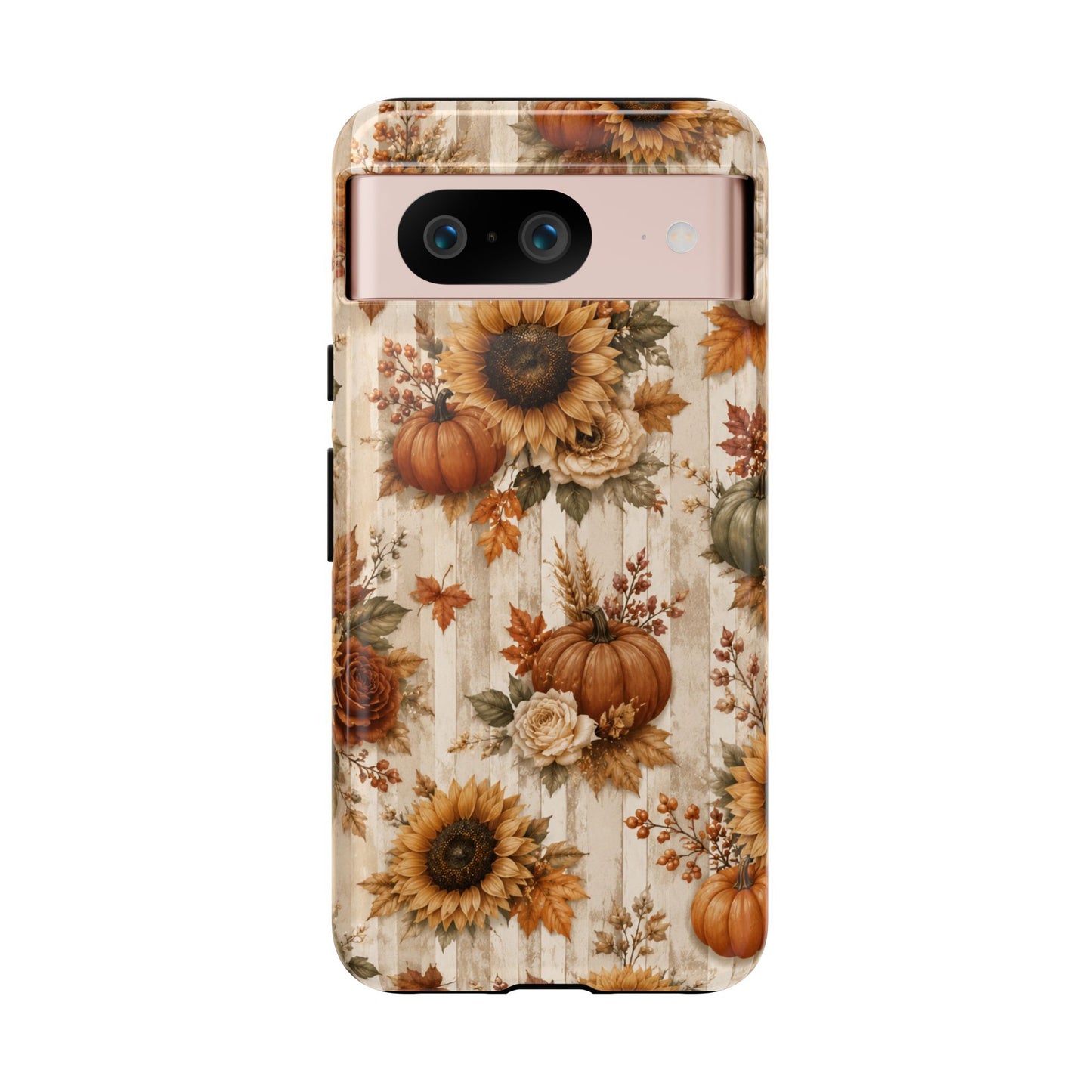 Sunflower Porch Co Autumn Sunflowers and Pumpkins Phone Case | Tough Case