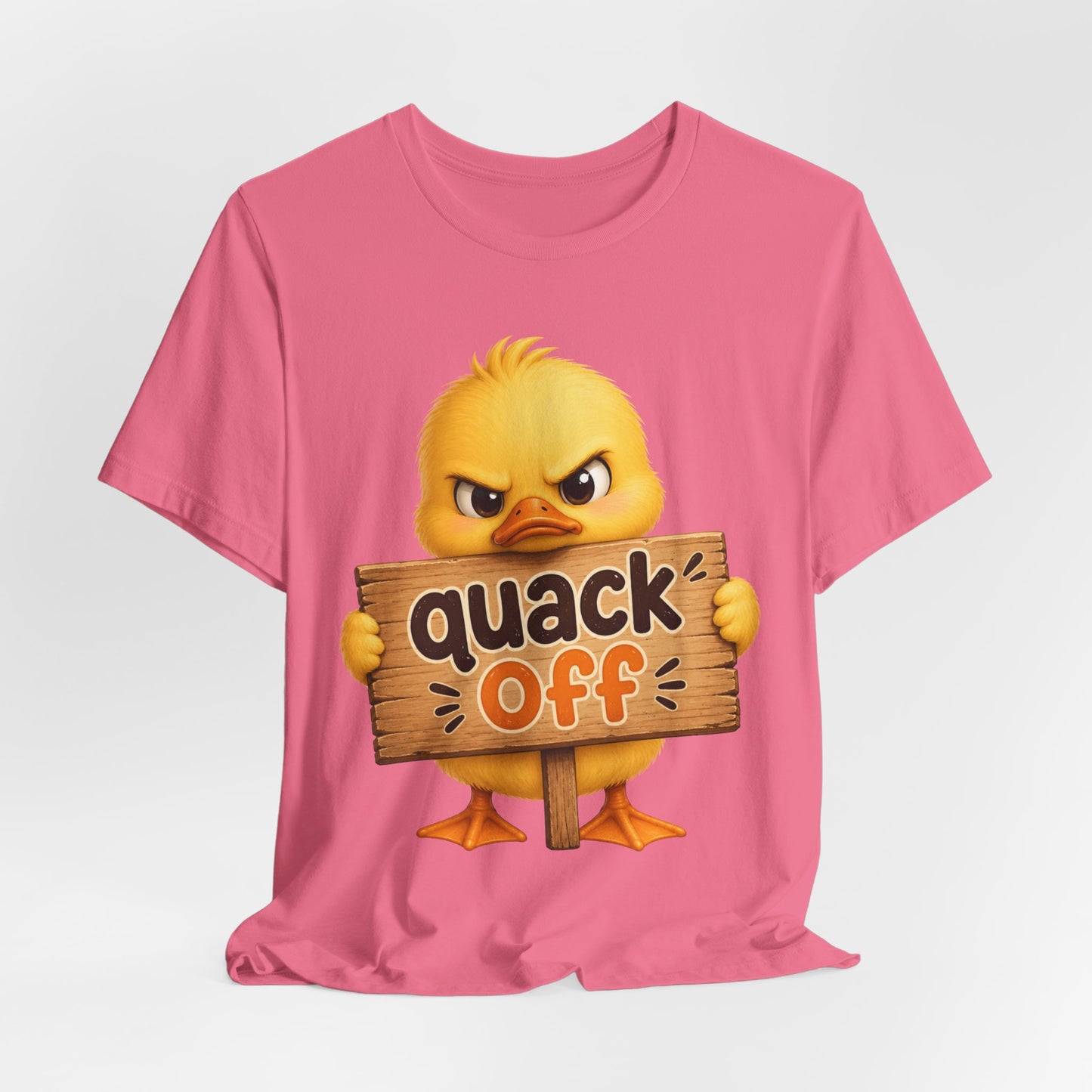 Sunflower Porch Co — Cute Angry Chick 'Quack Off' Graphic Tee