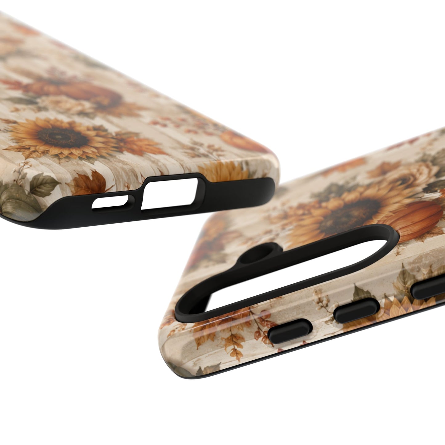 Sunflower Porch Co Autumn Sunflowers and Pumpkins Phone Case | Tough Case