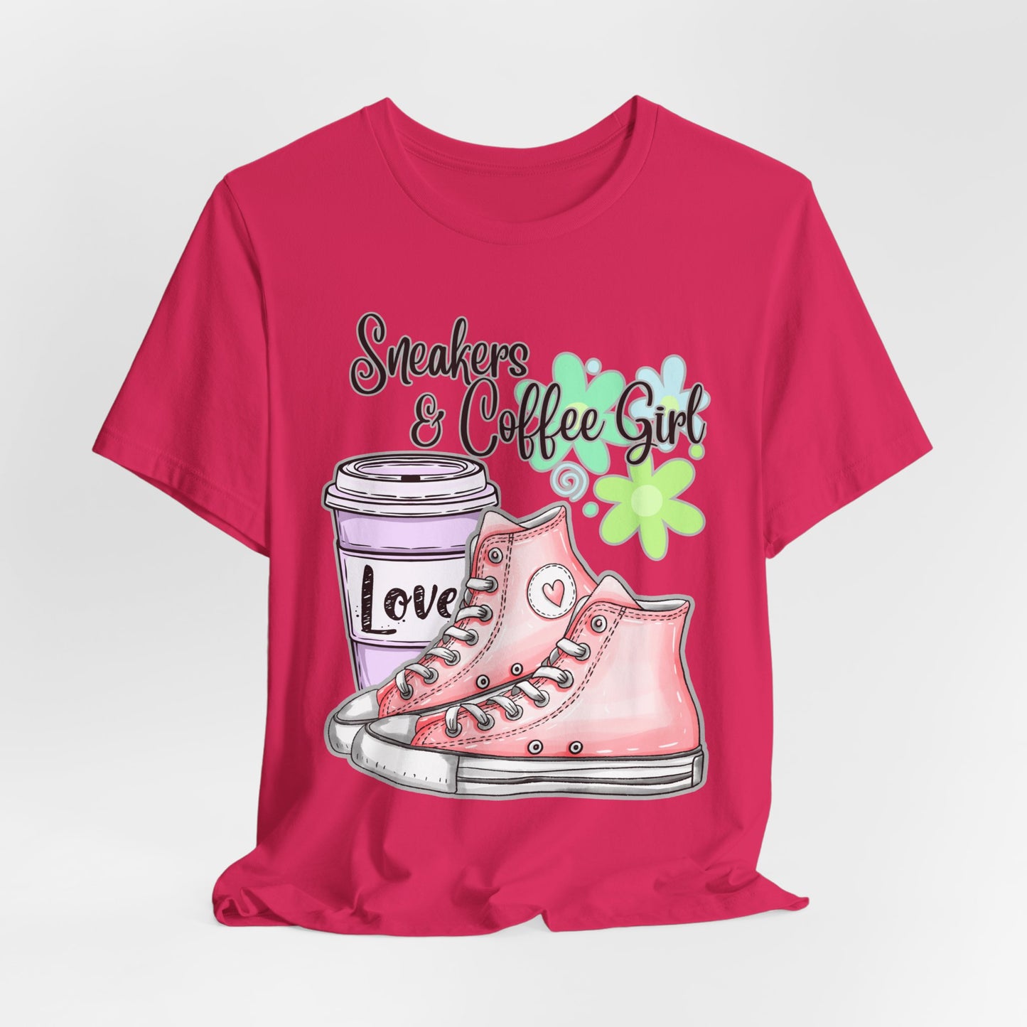 SunflowerPorchCo Sneakers & Coffee Girl