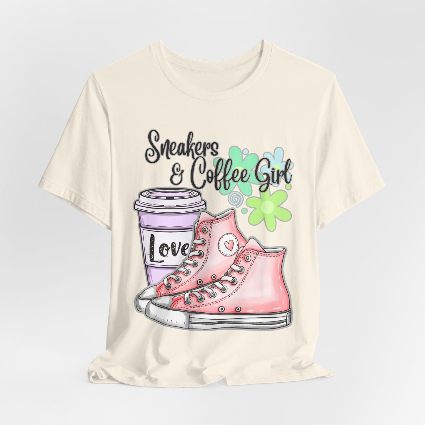 SunflowerPorchCo Sneakers & Coffee Girl
